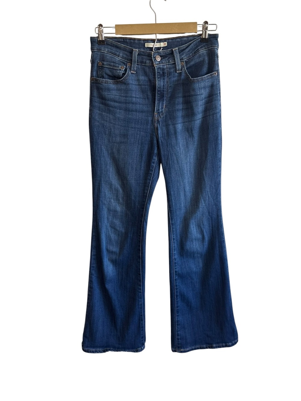 Levi’s 726 Flare Size 29 Dark Wash Jeans Western Preppy Casual Minimalist
